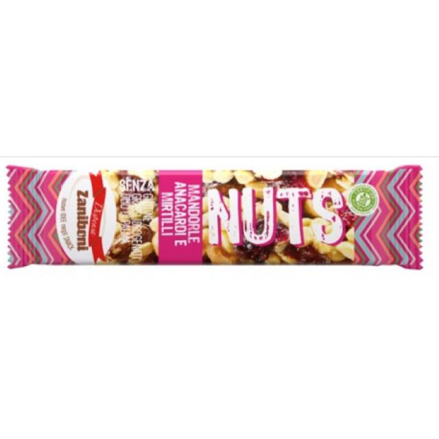 Barretta  Mandorle Mirtilli Nuts 35 gr