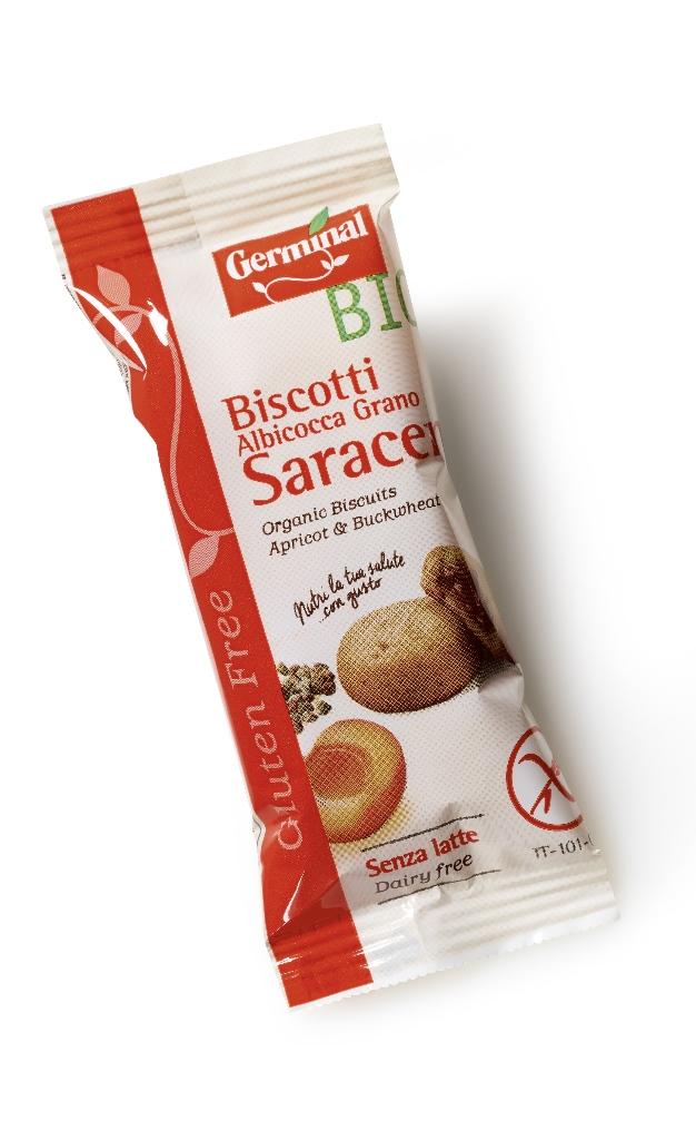 Biscotti Grano Saraceno Farciti Albicocca 33,4 gr