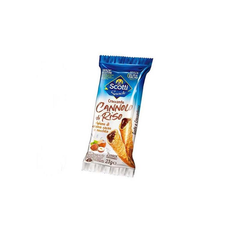 Cannolo Di Riso Cacao E  Nocciola 23 gr